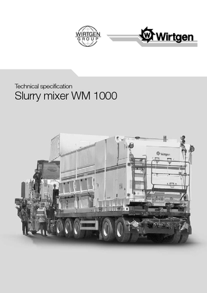 Riciclatrici stradali a freddo Wirtgen WM 1000