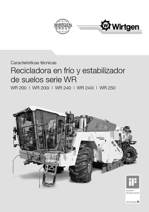 Riciclatrici stradali a freddo Wirtgen WR 240i