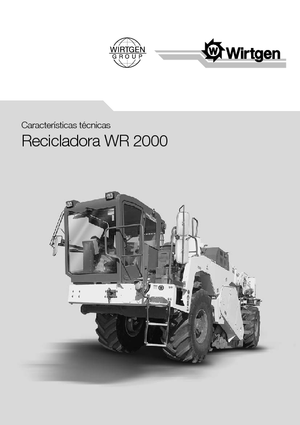 Riciclatrici stradali a freddo Wirtgen WR 2000