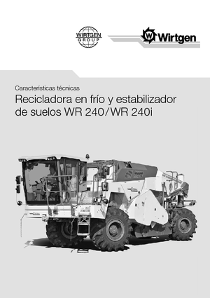 Riciclatrici stradali a freddo Wirtgen WR 240