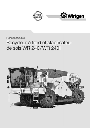 Riciclatrici stradali a freddo Wirtgen WR 240