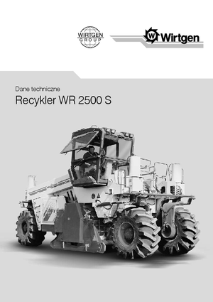 Riciclatrici stradali a freddo Wirtgen WR 2500 S