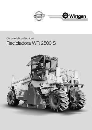 Riciclatrici stradali a freddo Wirtgen WR 2500 S