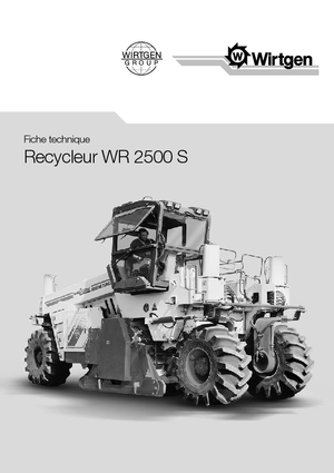 Riciclatrici stradali a freddo Wirtgen WR 2500 S
