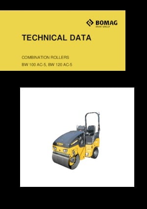 Compattatori stradali vibranti combinati Bomag BW 100 AC-5