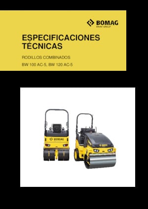 Compattatori stradali vibranti combinati Bomag BW 120 AC-5