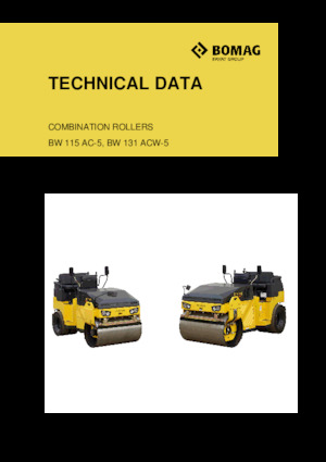 Compattatori stradali vibranti combinati Bomag BW 131 ACW-5