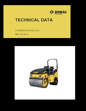 Compattatori stradali vibranti combinati Bomag BW 138 AC-5