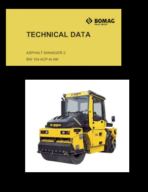 Compattatori stradali vibranti combinati Bomag BW 154 ACP-4I AM
