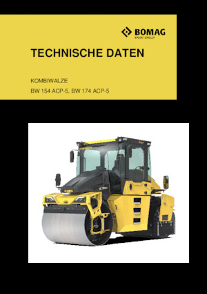 Compattatori stradali vibranti combinati Bomag BW 174 ACP-5