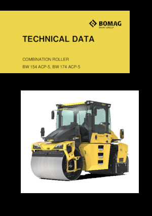 Compattatori stradali vibranti combinati Bomag BW 174 ACP-5