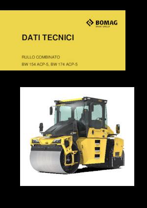 Compattatori stradali vibranti combinati Bomag BW 174 ACP-5