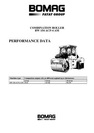 Compattatori stradali vibranti combinati Bomag BW 154 ACP-4 AM