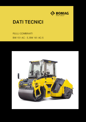Compattatori stradali vibranti combinati Bomag BW 151 AC-5