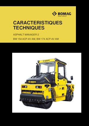 Compattatori stradali vibranti combinati Bomag BW 174 ACP-4 AM