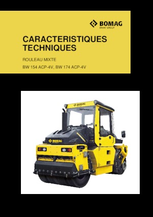Compattatori stradali vibranti combinati Bomag BW 174 ACP-4