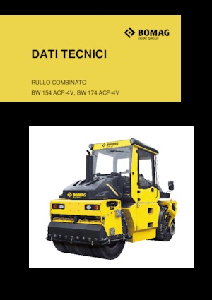 Compattatori stradali vibranti combinati Bomag BW 174 ACP-4