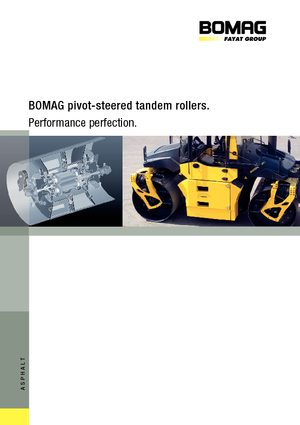 Compattatori stradali vibranti combinati Bomag BW 154 ACP-4 AM