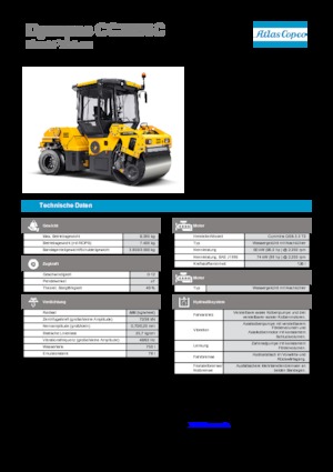 Compattatori stradali vibranti combinati Dynapac CC 2200 C