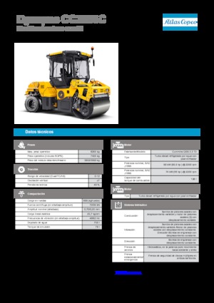 Compattatori stradali vibranti combinati Dynapac CC 2200 C
