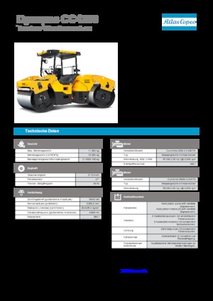 Compattatori stradali vibranti combinati Dynapac CC 4200 C VI