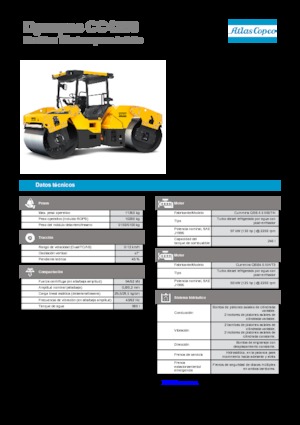 Compattatori stradali vibranti combinati Dynapac CC 4200 C VI