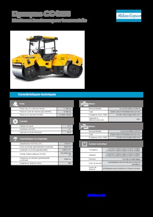 Compattatori stradali vibranti combinati Dynapac CC 4200 C VI