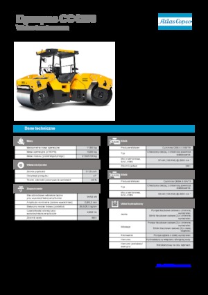 Compattatori stradali vibranti combinati Dynapac CC 4200 C VI