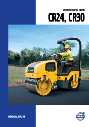 Compattatori stradali vibranti combinati Volvo CR24