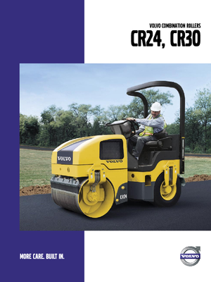 Compattatori stradali vibranti combinati Volvo CR24