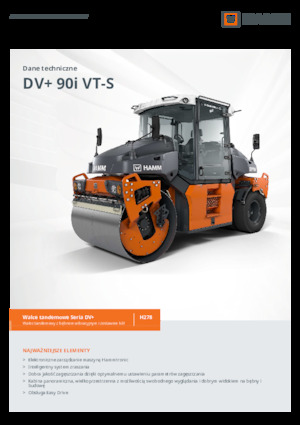 Compattatori stradali vibranti combinati Hamm DV+ 90i VT-S
