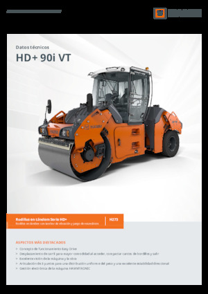 Compattatori stradali vibranti combinati Hamm HD+ 90i VT