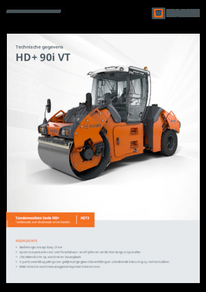 Compattatori stradali vibranti combinati Hamm HD+ 90i VT