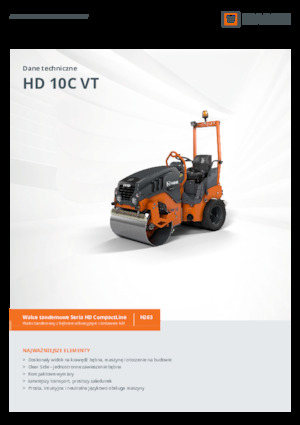 Compattatori stradali vibranti combinati Hamm HD 10C VT