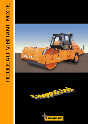 Compattatori stradali vibranti combinati Lebrero Rahile 418 MX A/D