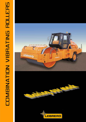Compattatori stradali vibranti combinati Lebrero Rahile 418 GC A/N