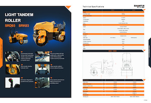 Compattatori stradali vibranti combinati Shantui SRK03