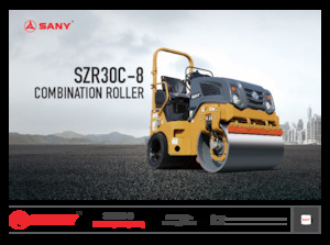 Compattatori stradali vibranti combinati Sany SZR30C-8