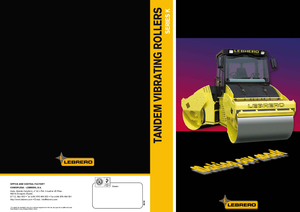 Compattatori stradali vibranti combinati Lebrero VTA 80 MX