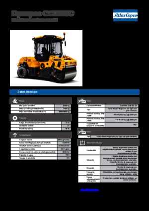 Compattatori stradali vibranti combinati Dynapac CC 2200 C