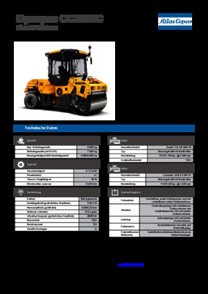 Compattatori stradali vibranti combinati Dynapac CC 2300 C