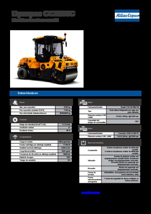 Compattatori stradali vibranti combinati Dynapac CC 3200 C