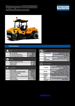Compattatori stradali vibranti combinati Dynapac CC 4200 C