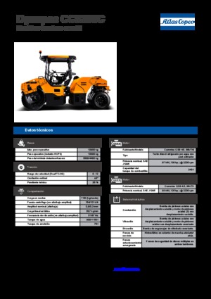 Compattatori stradali vibranti combinati Dynapac CC 5200 C