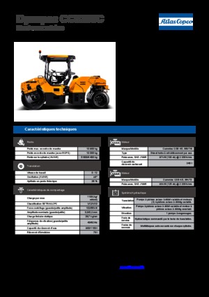 Compattatori stradali vibranti combinati Dynapac CC 5200 C