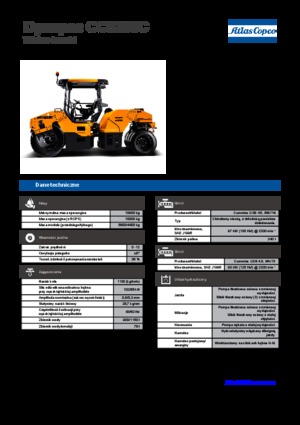 Compattatori stradali vibranti combinati Dynapac CC 5200 C