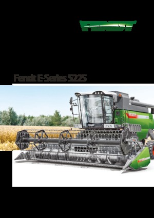 Mietitrebbie Fendt 5225 E Rice