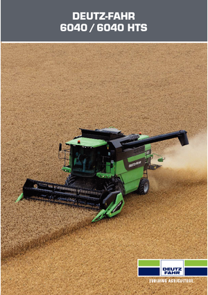 Mietitrebbie DEUTZ-FAHR 6040 C HTS