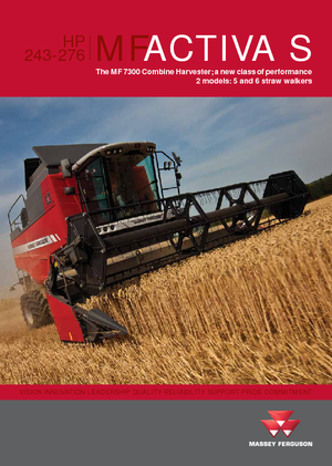 Mietitrebbie Massey Ferguson Activa 7347 S