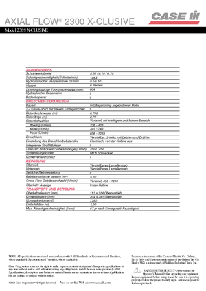 Mietitrebbie Case IH AF 2388 X Clusive